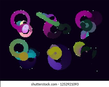 abstract vector background-Dot Graphics