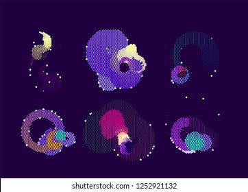 abstract vector background-Dot Graphics