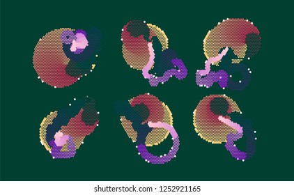 abstract vector background-Dot Graphics