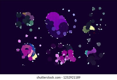 abstract vector background-Dot Graphics