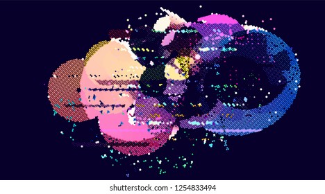 abstract vector background-Dot Graphics