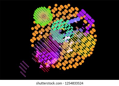 abstract vector background-Dot Graphics