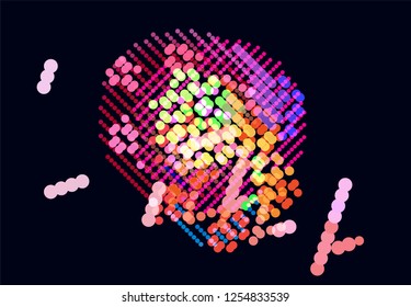 abstract vector background-Dot Graphics