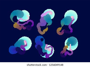 abstract vector background-Dot Graphics