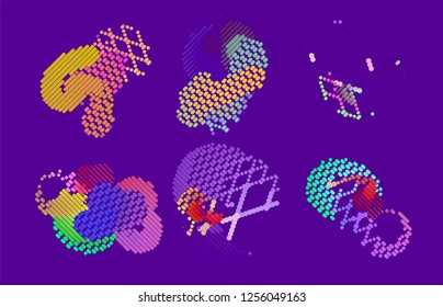 abstract vector background-Dot Graphics