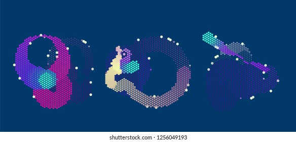 abstract vector background-Dot Graphics