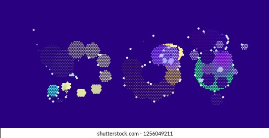 abstract vector background-Dot Graphics