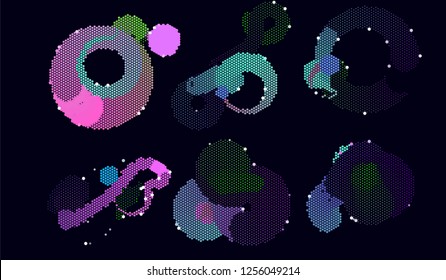 abstract vector background-Dot Graphics