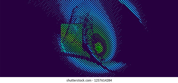 abstract vector background-Dot Graphics