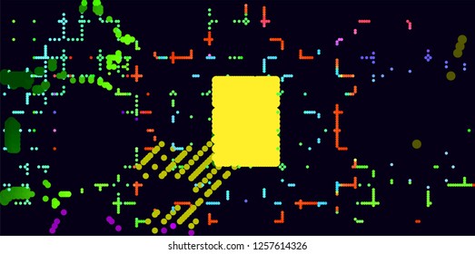 abstract vector background-Dot Graphics