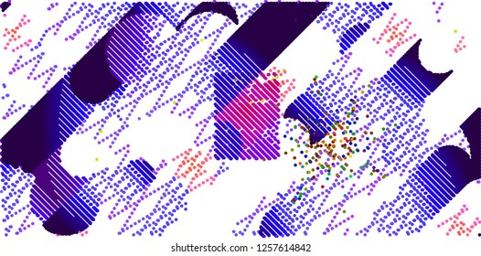 abstract vector background-Dot Graphics