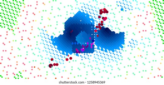 abstract vector background-Dot Graphics