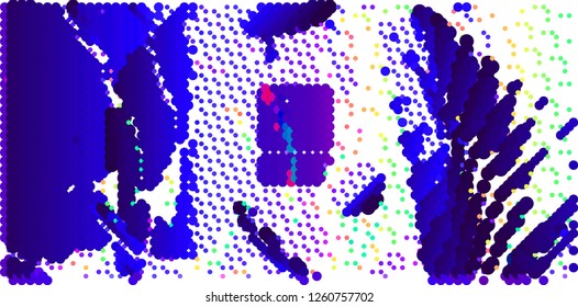 abstract vector background-Dot Graphics 