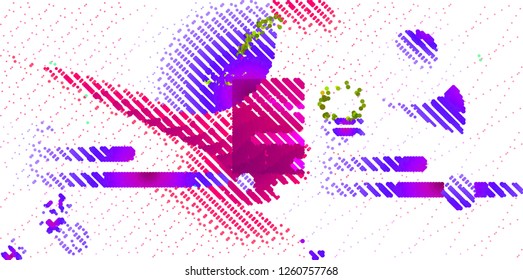 abstract vector background-Dot Graphics 