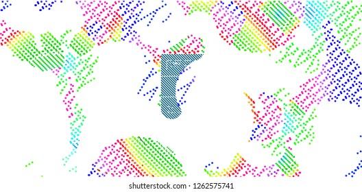 abstract vector background-Dot Graphics