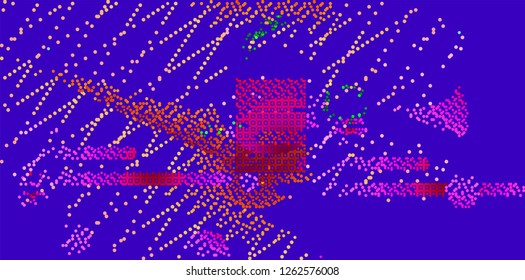 abstract vector background-Dot Graphics