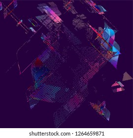 abstract vector background-Dot Graphics 