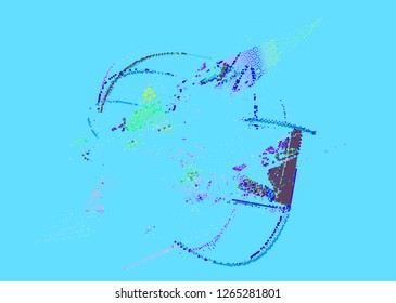 abstract vector background-Dot Graphics