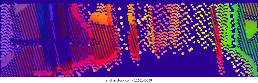 abstract vector background-Dot Graphics