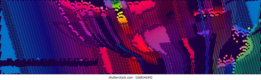 abstract vector background-Dot Graphics