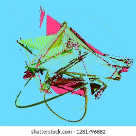 abstract vector background-Dot Graphics