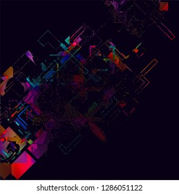 abstract vector background-Dot Graphics