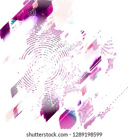 abstract vector background-Dot Graphics