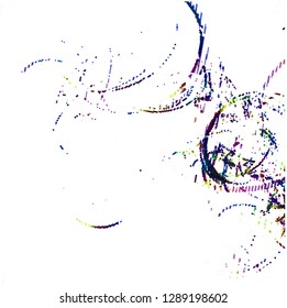 abstract vector background-Dot Graphics