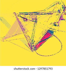 abstract vector background-Dot Graphics