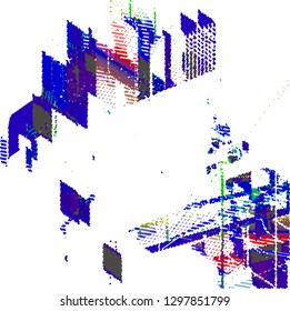 abstract vector background-Dot Graphics