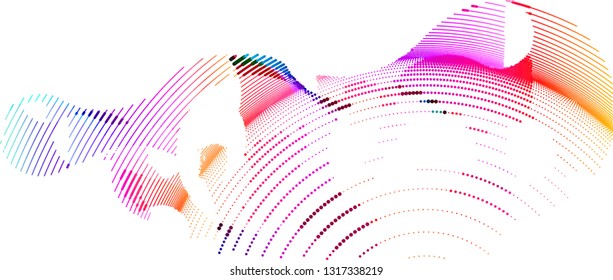 abstract vector background-Dot Graphics