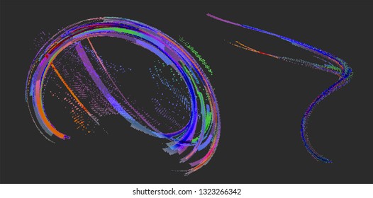 abstract vector background-Dot Graphics