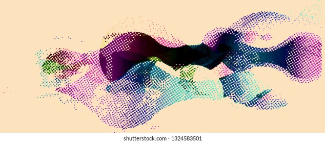 abstract vector background-Dot Graphics 