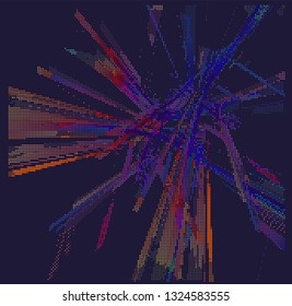 abstract vector background-Dot Graphics 