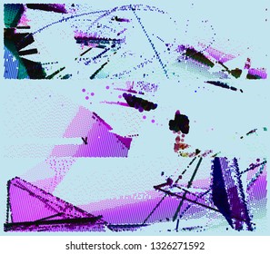 abstract vector background-Dot Graphics 