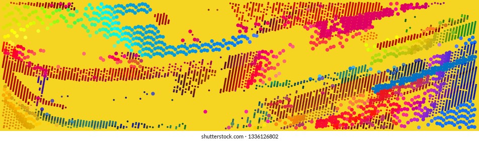 abstract vector background-Dot Graphics 