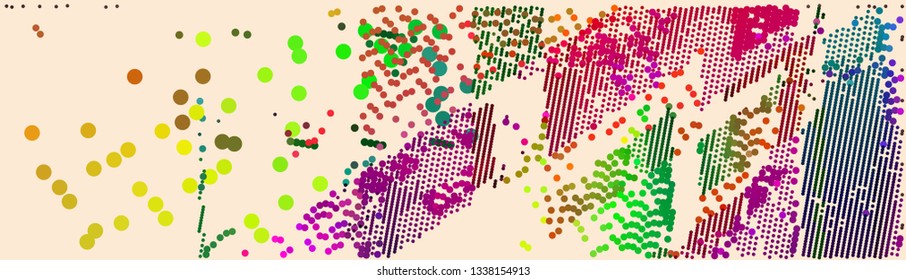 abstract vector background-Dot Graphics