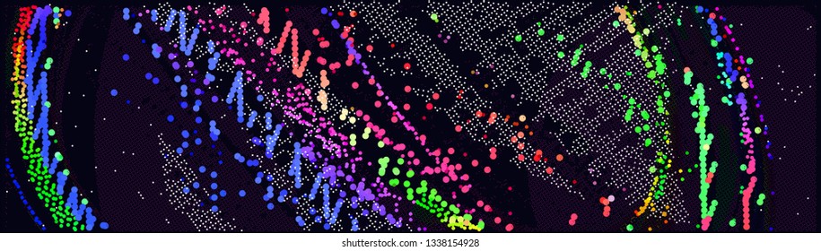 abstract vector background-Dot Graphics