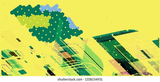 abstract vector background-Dot Graphics