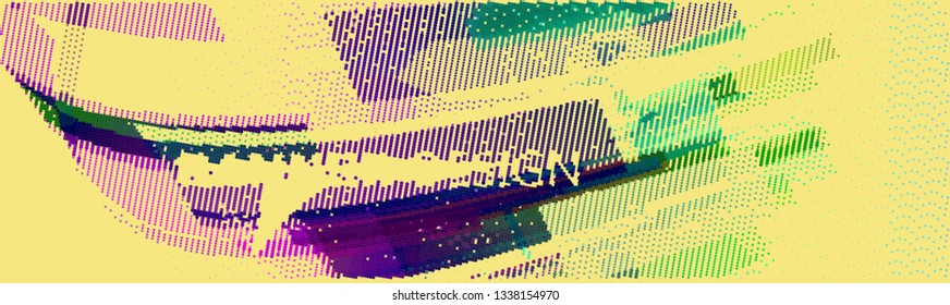 abstract vector background-Dot Graphics