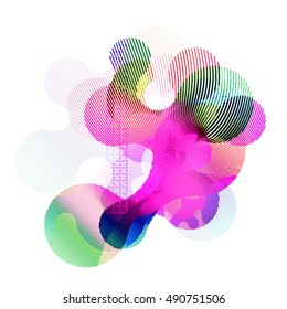 abstract vector background-Dot Graphics