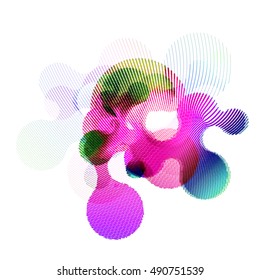 abstract vector background-Dot Graphics