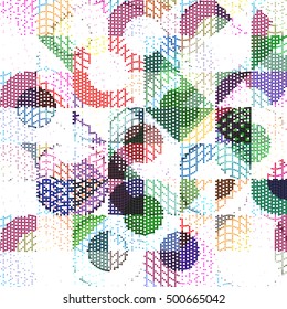abstract vector background-Dot Graphics