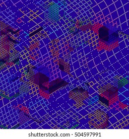 abstract vector background-Dot Graphics