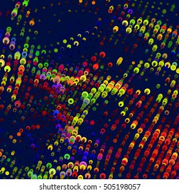 abstract vector background-Dot Graphics