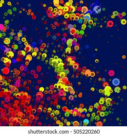 abstract vector background-Dot Graphics