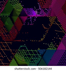 abstract vector background-Dot Graphics