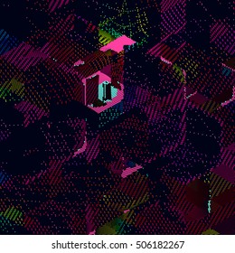 abstract vector background-Dot Graphics