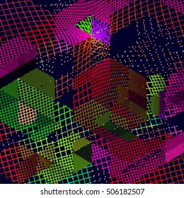 abstract vector background-Dot Graphics