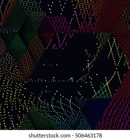 abstract vector background-Dot Graphics